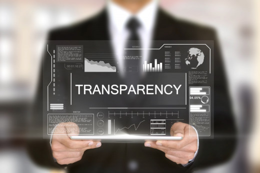 person holding transparency banner